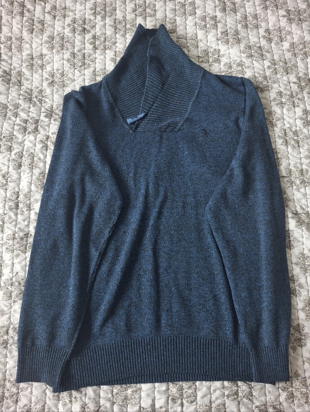 OP Men's Teal Turtleneck Sweater